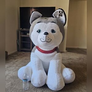 Giant Stuffed Husky